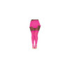 Bas nylon rose néon coutures grande taille pour jarretelles 